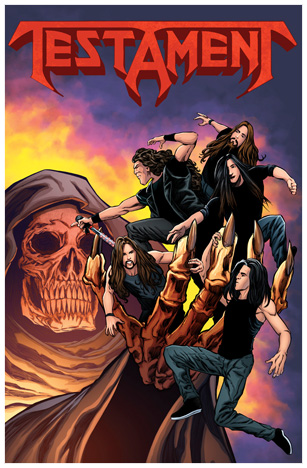 Testament Comic Con Poster